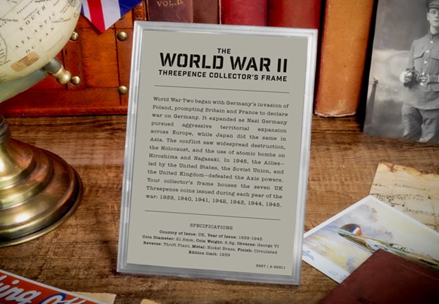 WWII Threepence Frame Lifestyle 02