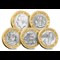 2025 Samuel Pepys BU £2 Set All Rev (With Obv)