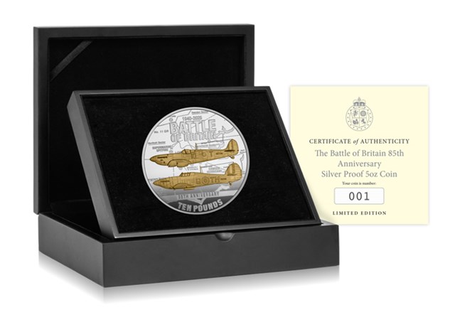 Battle Of Britain Silver 5Oz Box Shot
