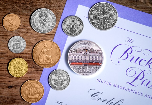 Buckingham Palace Historic Coin Set Lifestyle 03
