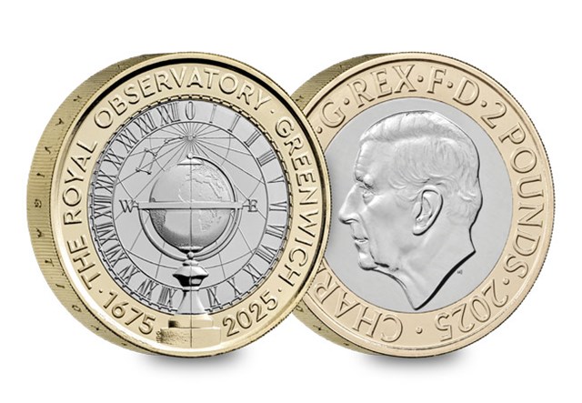 UK 2025 Greenwich Royal Observatory £2 Coin Range CL 1