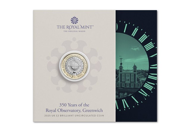 UK 2025 Greenwich Royal Observatory £2 Coin Range CL 4