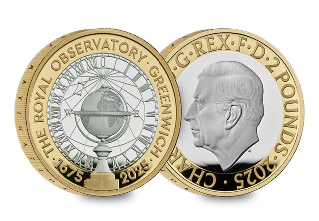 UK 2025 Greenwich Royal Observatory £2 Coin Range CL 6