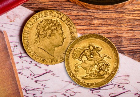 This was the last Sovereign issued during the reign of George III. George III's reign is famed for re-introducing the Sovereign as the Modern Sovereign we know today.