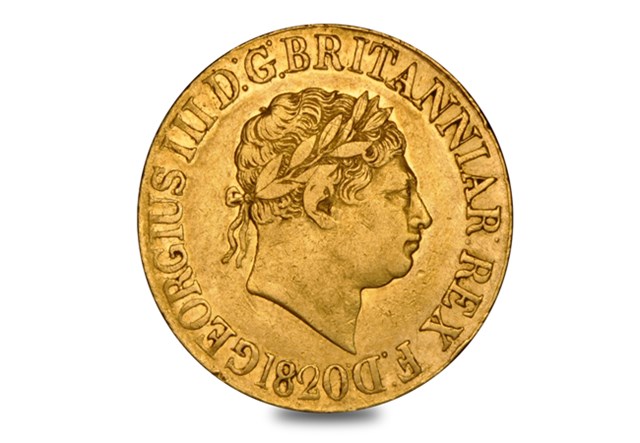 George III 1820 Gold Sovereign Obv