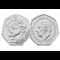 2025 UK Zog BU Silver Gold 50P Product Images 1