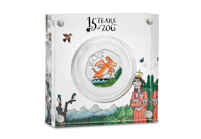 2025 UK Zog BU Silver Gold 50P Product Images 7