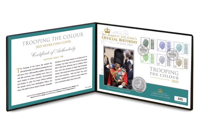2025 Trooping The Colour 2025 Silver Coin Cover Product Images 3