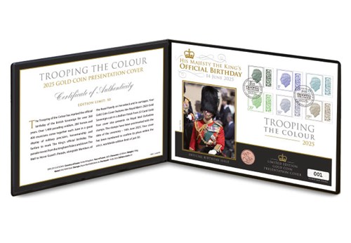 2025 Trooping The Colour 2025 Gold Coin Cover Product Images 3