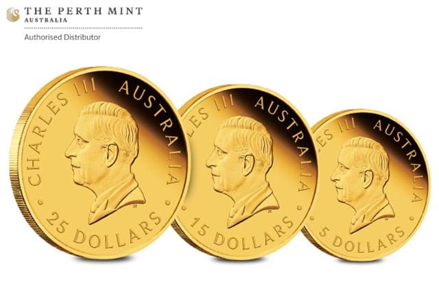 2025 Perth Mint Sov 3 Coin Set Obverses