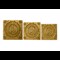 2025 Pyramids Of Giza Gold Plated 3 Coin Set All OBV
