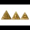 2025 Pyramids Of Giza Gold Plated 3 Coin Set All REV