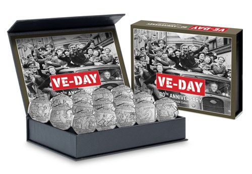 VE Day BU 50P Set Box Shot