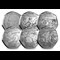 VE Day Falklands BU 50P Set All OBV REV Together