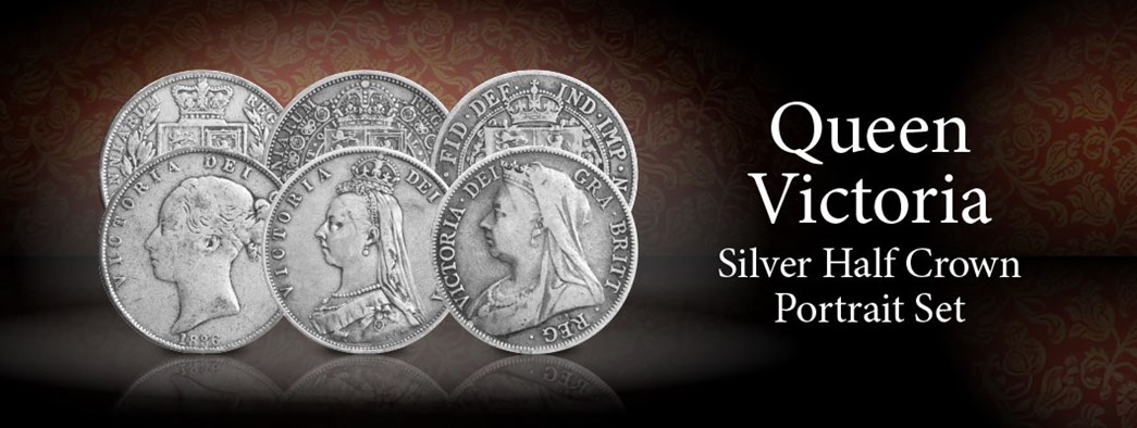 The Queen Victoria Silver Half Crown Set