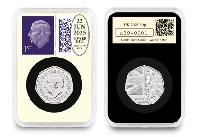 UK 2023 BU 50P Datestamp Windrush Generation Everslab Product Page Images (DY) 1