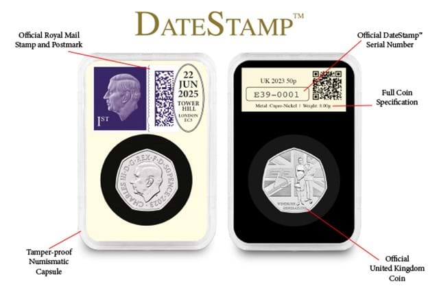 UK 2023 BU 50P Datestamp Windrush Generation Everslab Product Page Images (DY) 4