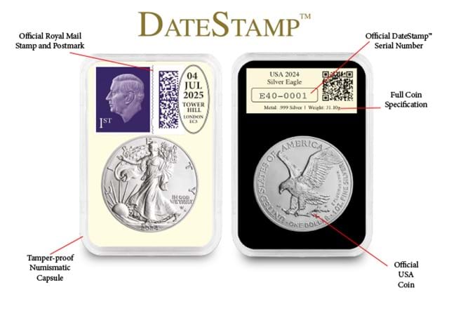USA 2024 Silver Eagle 1Oz Bullion Datestamp Issue Product Page Images (DY) 3