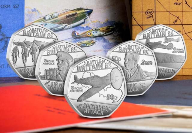 Battle Of Britain Silver 50P Set Lifestyle 02