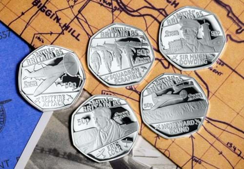 Battle Of Britain Silver 50P Set Lifestyle 03