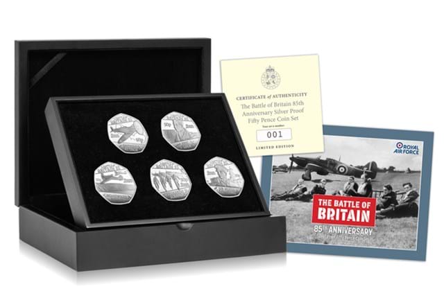 Battle Of Britain Silver 50P Set Box Shot