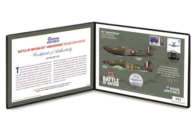 2025 Battle Of Britain 85Th Anniversary RAF Silver £5 PNC Cover Product Images 3