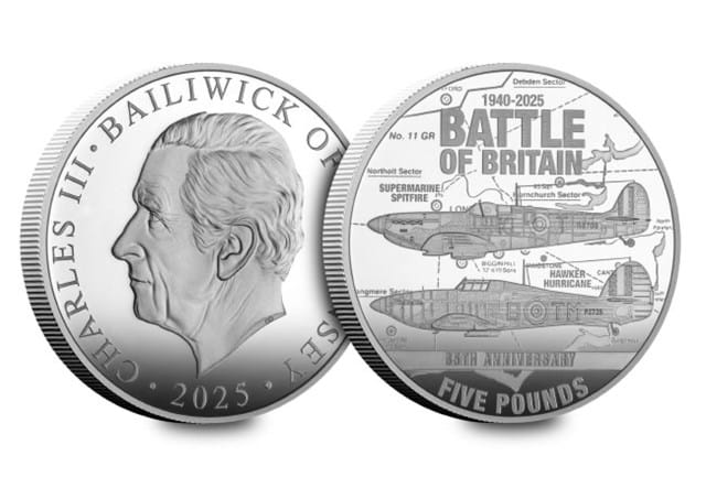 2025 Battle Of Britain 85Th Anniversary RAF Silver £5 PNC Cover Product Images 6