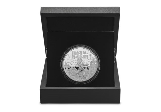 2025 UK Iron Maiden BU Silver 1Oz 5Oz £5 Coin Product Images 12