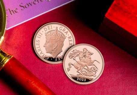 The Coronation Sovereign commemorates the historic crowning of King Charles III. The coin is struck from 7.98g of 22ct Gold to a Proof finish. With an Edition Limit of just 15,000.