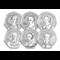 Henry VIII Wives BU 50P Set All Rev