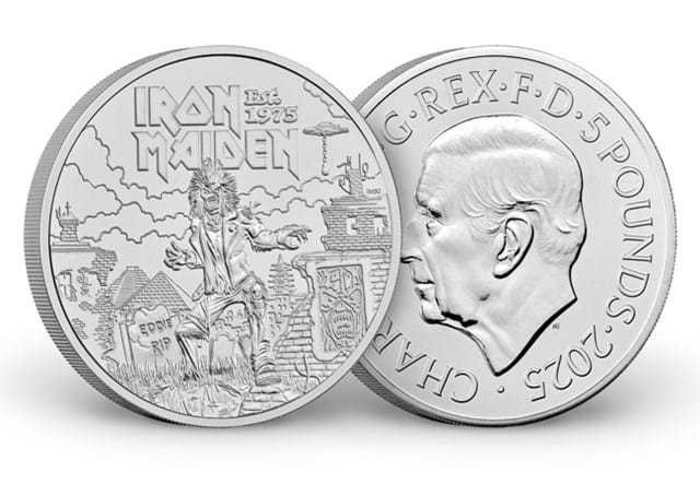 AT Iron Maiden 5 Pound Coin Images 3