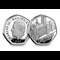 Cathedrals Silver 50P Set Canterbury OBV REV