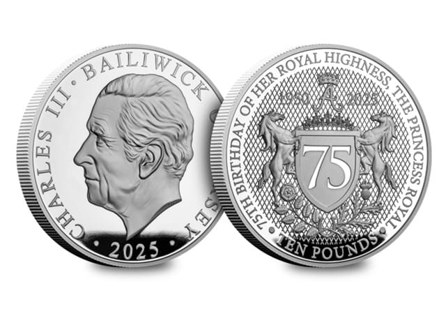 Princess Anne 75Th Silver 5Oz Obv Rev