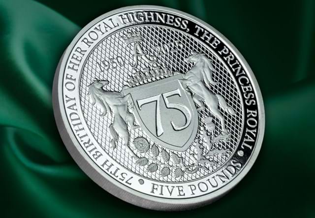 Princess Anne 75Th Cuni Proof £5 Lifestyle 02