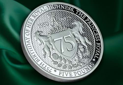 Princess Anne 75Th Cuni Proof £5 Lifestyle 02