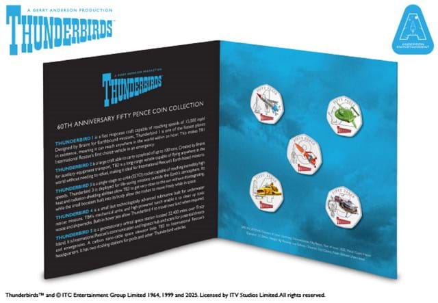 2025 Thunderbirds 50P BU Colour Set Product Images 7