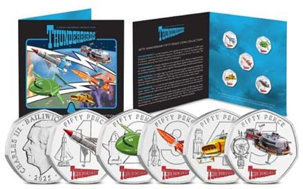Thunderbirds Colour 50ps