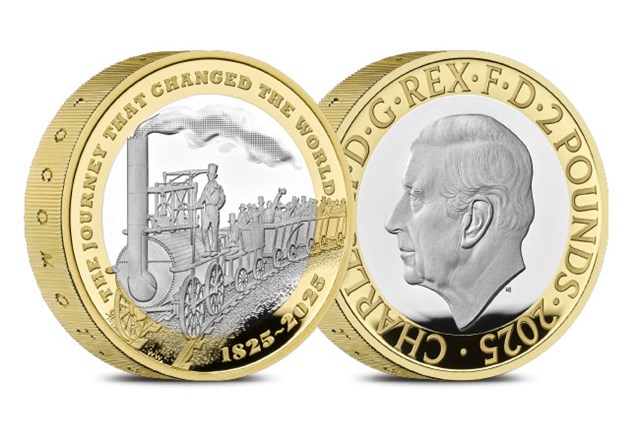 2025 UK 200 Years Of The Modern Railway Silver Piedfort Coin £2 Product Images 11