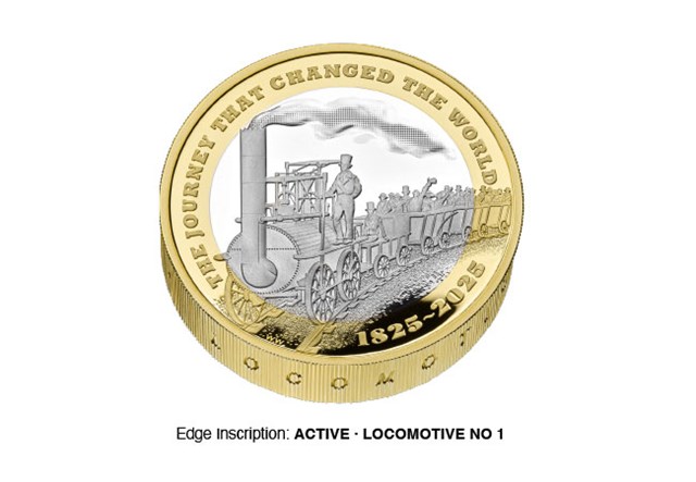 2025 UK 200 Years Of The Modern Railway Silver Piedfort Coin £2 Product Images 12