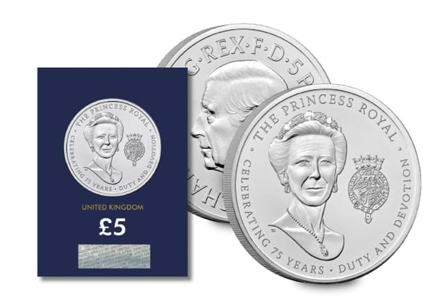 2025 UK 75Th Birthday Of Princess Anne £5 Change Checker Digital Assets (DY) 3