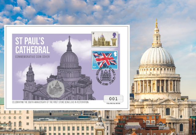 Limited Edition St Paul's 50P Cover
