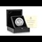 Queen Mother 125Th Birthday Silver Proof £5 Coin Box Shot