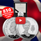 Princess Anne Silver Piedfort £5 Video