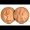 1967 One Penny Obv Rev