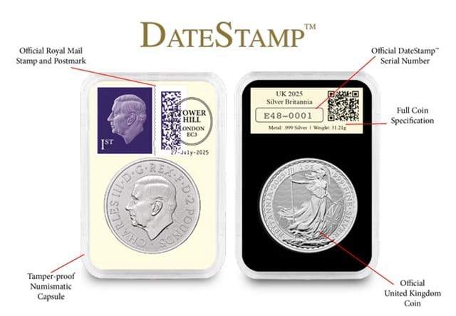 UK 2025 1Oz Silver Britannia Datestamp Issue Product Page UPDATED CL 3