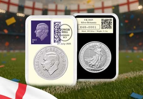 Celebrate England’s 2025 victory with the Lionesses Winners Silver DateStamp™—just 250 worldwide, each postmarked with the date of the final: 27th July 2025. Secure yours today for only £19 (+p&p)!