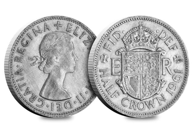 UK 1961 Half Crown Obv Rev