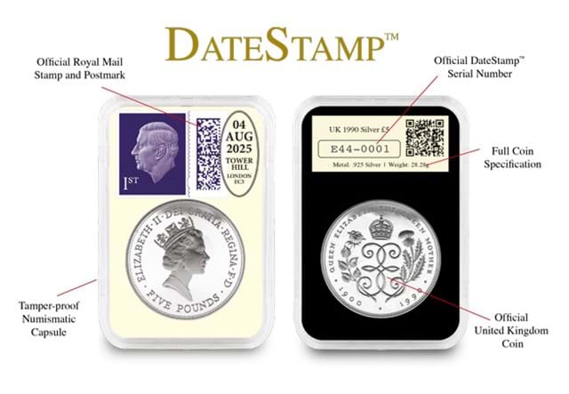 Queen Mother Silver Pair Datestamp Mockup CL 3