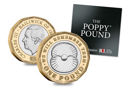 This 2025 RBL Poppy® £1 Coin is the first commemorative 12-sided £1 Coin. It has been struck to a Brilliant Uncirculated finish and comes with a Certificate of Authenticity.