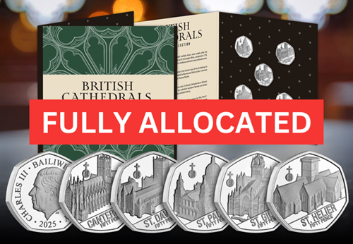 British Cathedrals 50P Set Fully Allocated